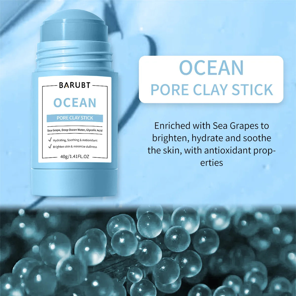 Remove Blackhead Acne Mugwort Solid Mask Cleans Pores Stick Facial Blemish Black Dots Shrink Pores Korean Skin Care Products PromoPro Africa 
