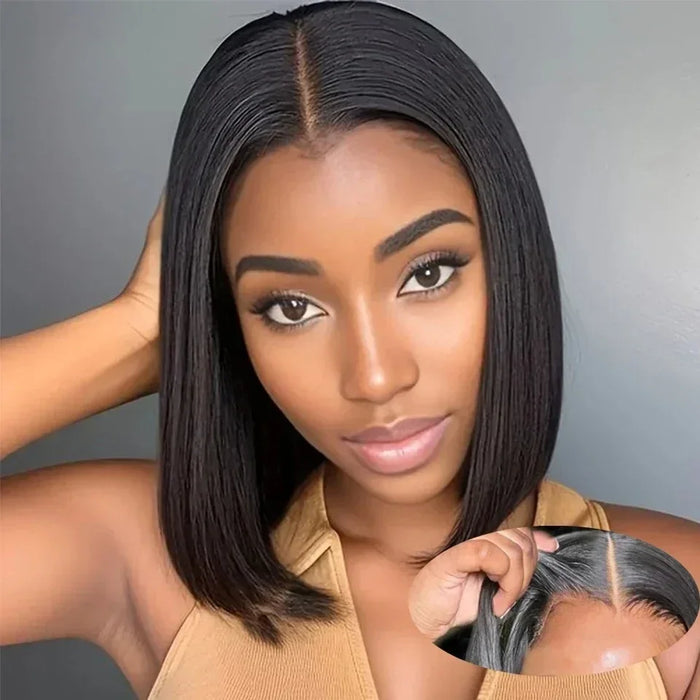 2026 NEW Bob Wig Frontal Lace Wigs For Black Women HD Bob Lace Front Wigs Human Hair Wigs Pre Plucked Wig PromoPro Africa 