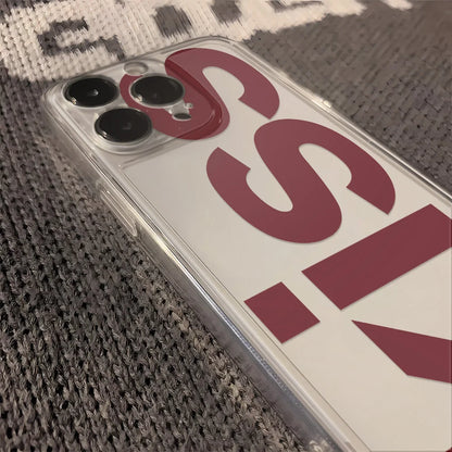 Kiss English Phone Cases For iPhone 17 16 15 14 Plus 13 12 11 Pro Max Plus 17 Air Transparent Silicone Cover Coque PromoPro Africa 