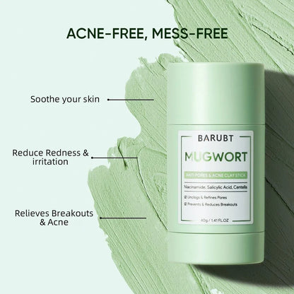Remove Blackhead Acne Mugwort Solid Mask Cleans Pores Stick Facial Blemish Black Dots Shrink Pores Korean Skin Care Products PromoPro Africa 