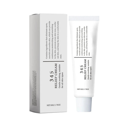 345 Relief Cream Reduce Redness Soothing Care Face Lifting Brightening Even Skin Tone Beauty Moisturizing Smooth Cream 50g PromoPro Africa 