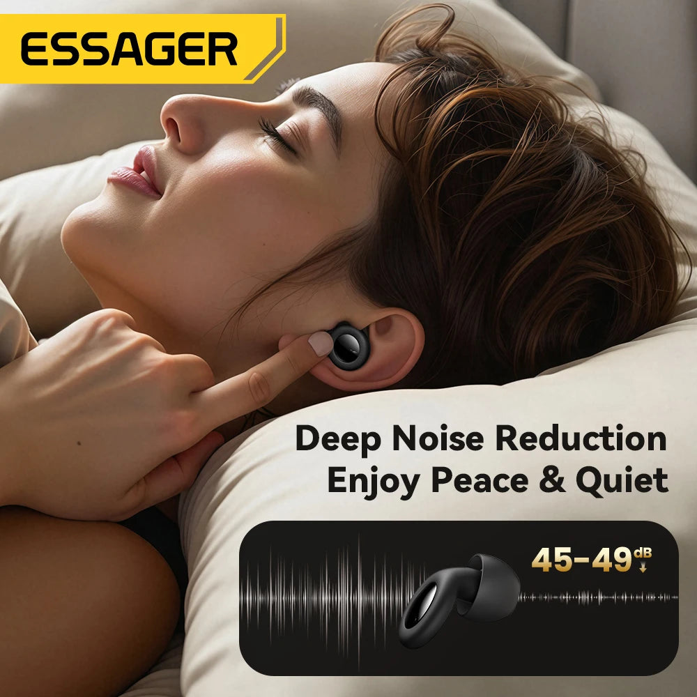ESSAGER Noise Cancelling Ear Plugs for Sleeping Soft Silicone Sleep Earplugs Noise Reduction Earbuds for Sleep Work Study Travel PromoPro Africa 