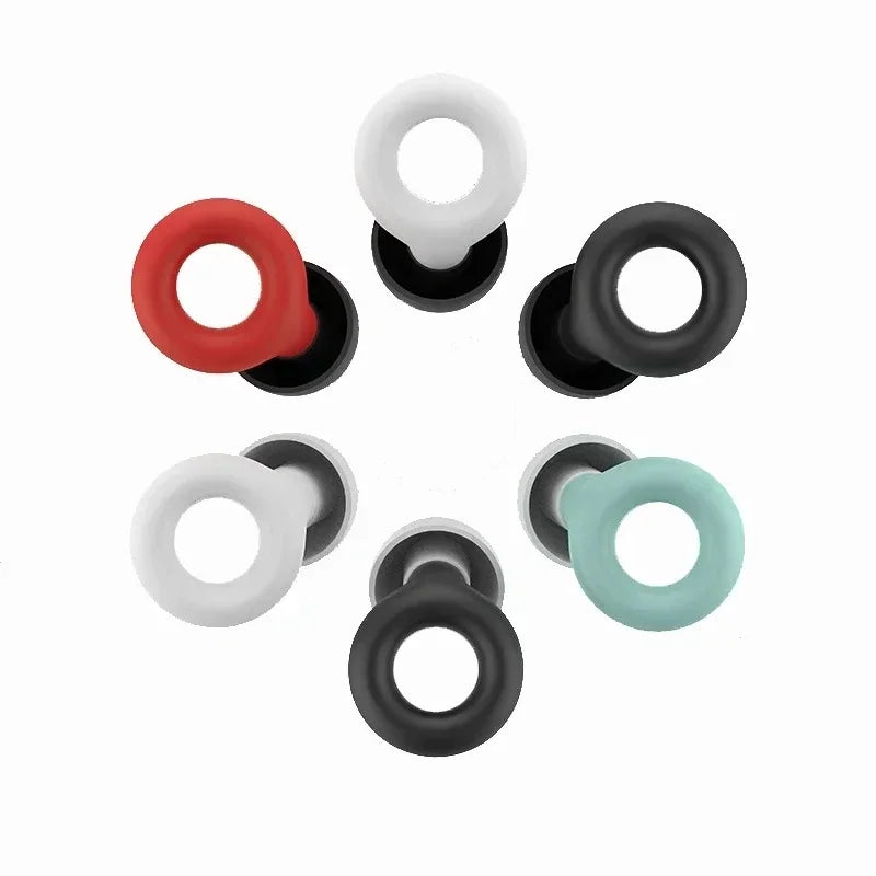 Noise Cancelling Earplugs Silicone Soft Reusable Waterproof For Sleeping Swimming Study Snoring Travel PromoPro Africa 