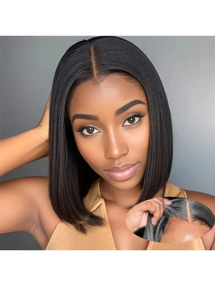 2026 NEW Bob Wig Frontal Lace Wigs For Black Women HD Bob Lace Front Wigs Human Hair Wigs Pre Plucked Wig PromoPro Africa 