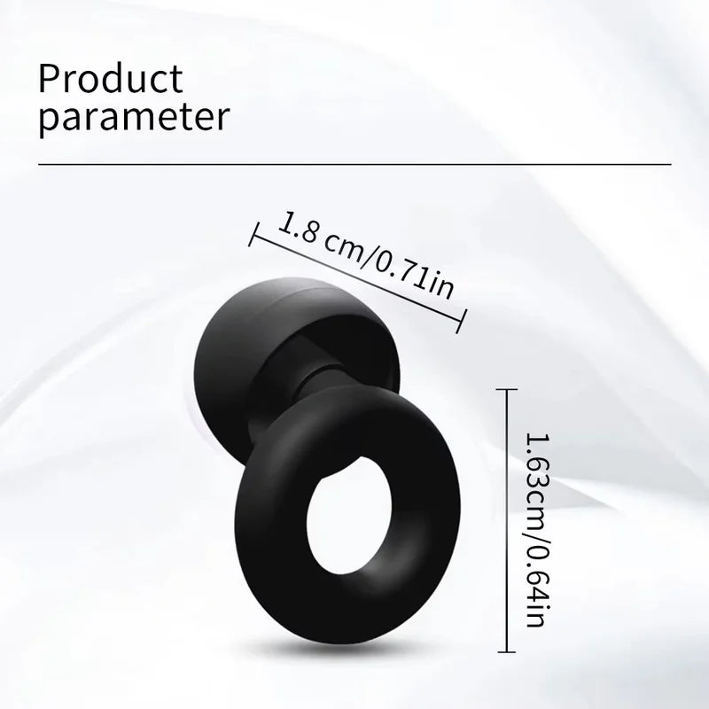 Noise Cancelling Earplugs Silicone Soft Reusable Waterproof For Sleeping Swimming Study Snoring Travel PromoPro Africa 
