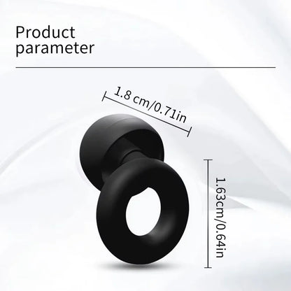 Noise Cancelling Earplugs Silicone Soft Reusable Waterproof For Sleeping Swimming Study Snoring Travel PromoPro Africa 