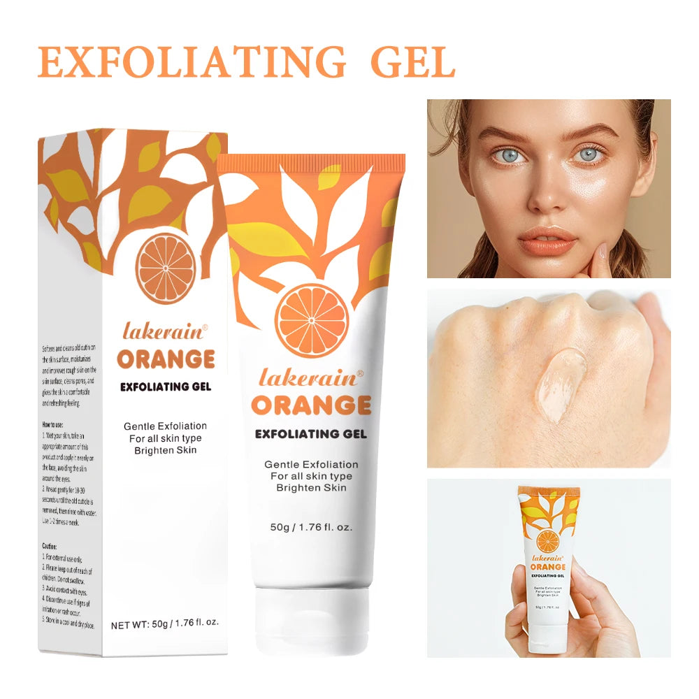 50ml Orange Exfoliateing Gel Dead Spot Remover Brighten Peeling Gentle Repair Scrub Whiten Hydrating Moisturizer Women Skin Care PromoPro Africa 