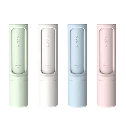 2-1 Reusable Pet Hair Remover Brush Lint Roller Self Cleaning Cat Dog Fur Hair Dust Removal Brush for Clothes Portable Effective PromoPro Africa 