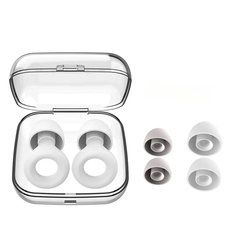 Noise Cancelling Earplugs Silicone Soft Reusable Waterproof For Sleeping Swimming Study Snoring Travel PromoPro Africa 