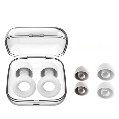 Noise Cancelling Earplugs Silicone Soft Reusable Waterproof For Sleeping Swimming Study Snoring Travel PromoPro Africa 