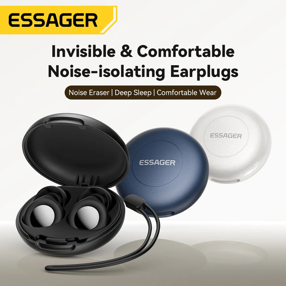 ESSAGER Noise Cancelling Ear Plugs for Sleeping Soft Silicone Sleep Earplugs Noise Reduction Earbuds for Sleep Work Study Travel PromoPro Africa 